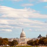 photo of the US Capitol building from the National Mall